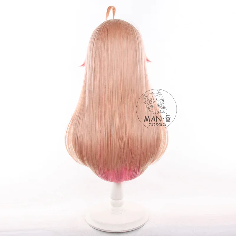 The Witch and Her Servant Wakatsuki Niko Cosplay Wig Pink Gradient Scalp Styled Long Hair Halloween Gift