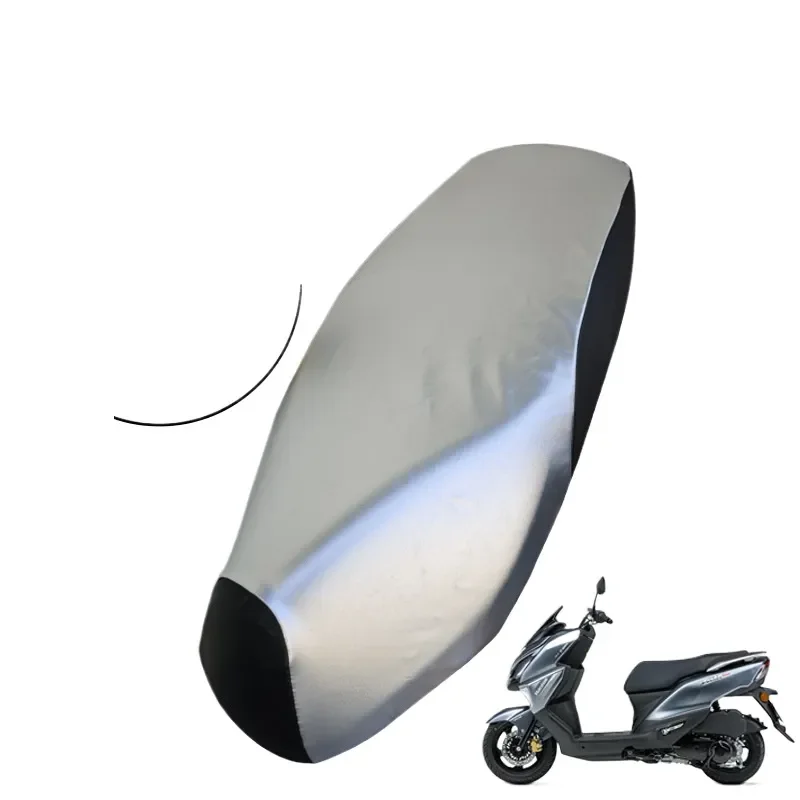 Waterproof Motorcycle Seat Cover Compatible with Haojue ADX125 Thickened Leather Sunscreen Protection Fully Enclosed Cushion
