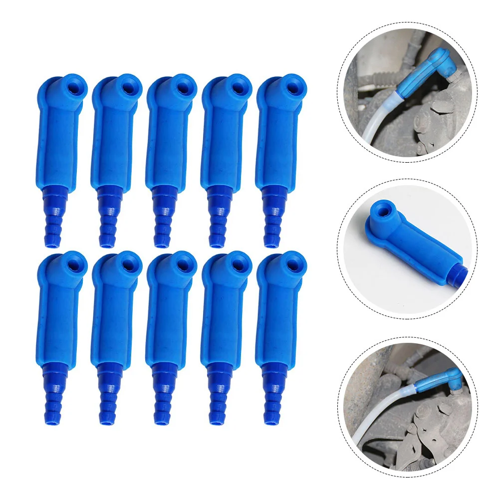 10 Pcs Suction Pipe Joint Brake Fluid Exchange Tool Oil Bleeder Connector Parts Hose Accessories Car Abs Air Quick Modification