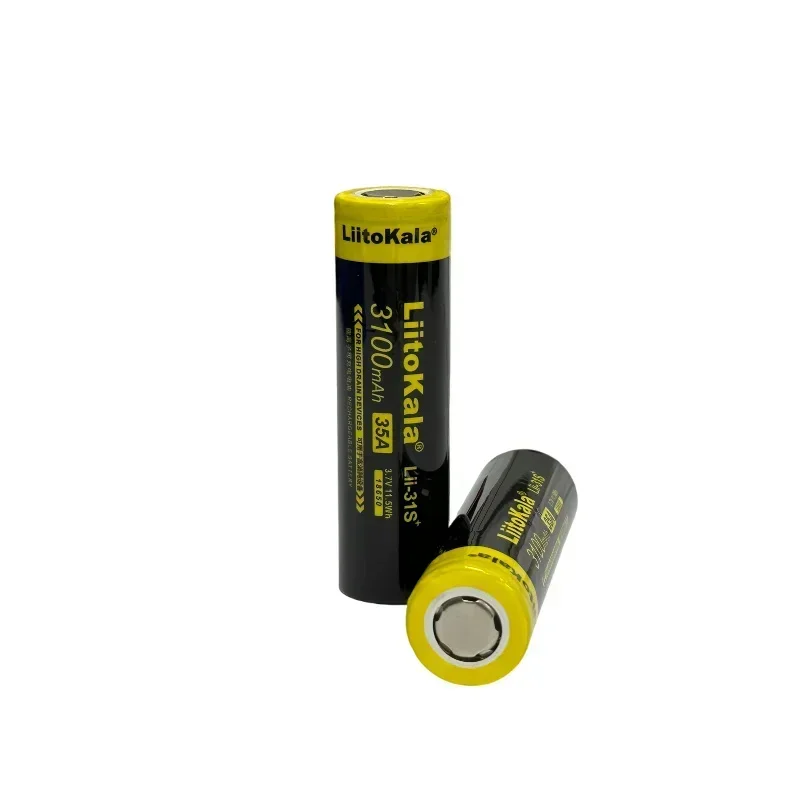 18650-35A Battery 2024 New 100% Original High Quality 3100mAh 3.7V Rechargeable Suitable for Screwdriver Flashlights and Games