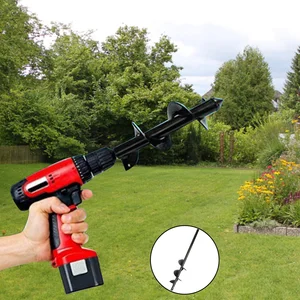 Garden Planting Drill Machine, Ground Auger, Post Hole Digger, Garden Auger Tool, 2 Size 8 Main Sales Ground Hole Opening Machine - №8