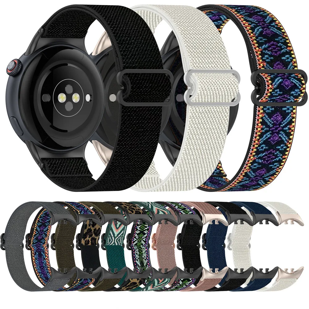 حزام نايلون مرن مضفر لساعة vivo Watch5 / IQOO 5 سوار معصم رياضي قابل للتعديل #1