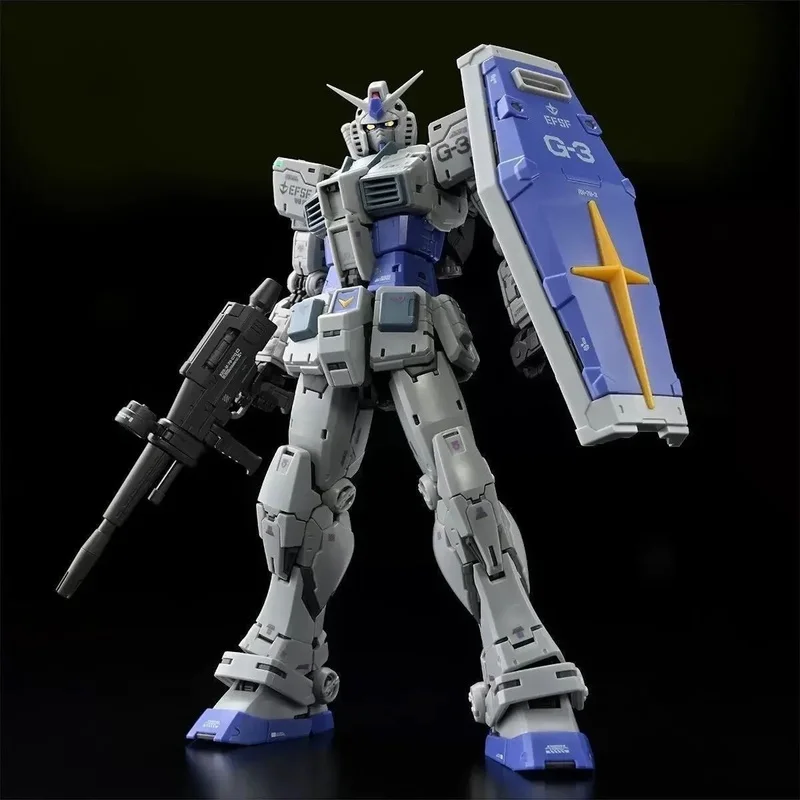 RG 1/144 RX-78-2 2.0 G3 Kit de Montagem de Robô Articulado, Boneco de Ação, Ornamento de Mesa, Quebra-Cabeça, Brinquedo Colecionável, Presente