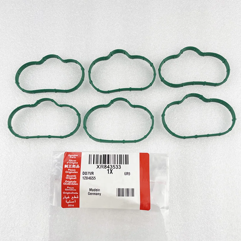 

NBJKATO New Genuine 6PCS Set Inlet Manifold Gasket Upper XR843536 Lower XR843533 For Jaguar X-Type S-Type V6 2.5 3.0 2002-2008