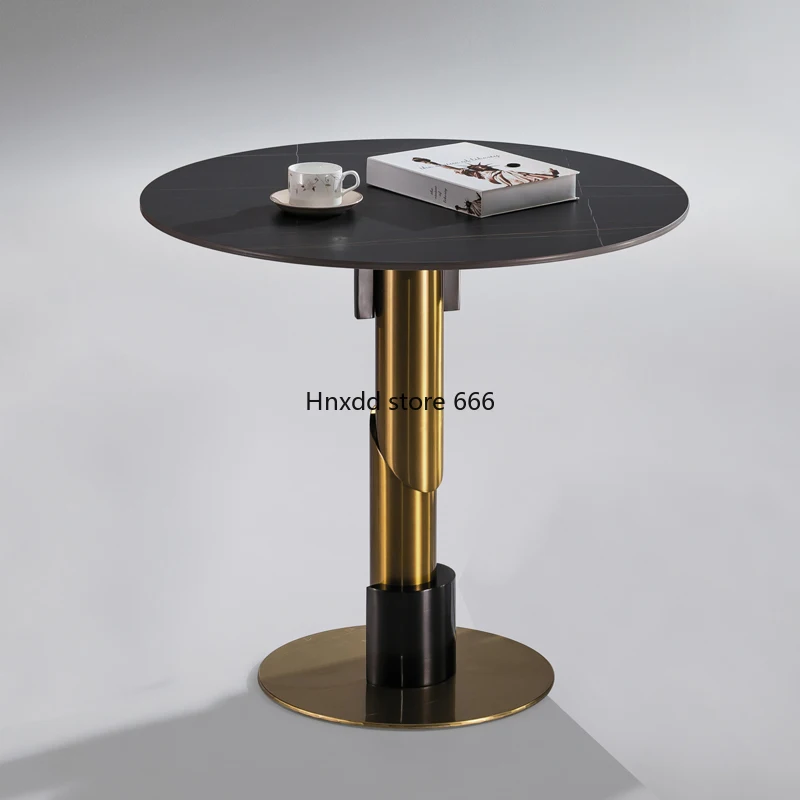 Small round table reception conference business company front desk round table