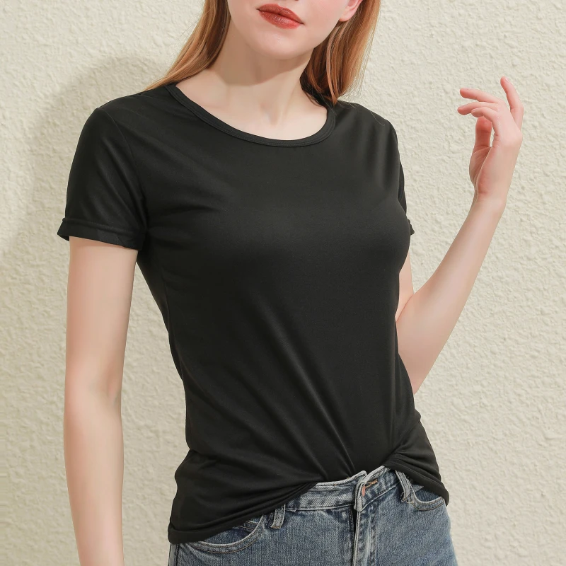 Black O-Neck
