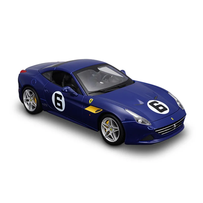 Bburago 1:18 Scale Ferrari California T 70th Anniversary Alloy Luxury Vehicle Diecast Cars Model Toy Collection Gift