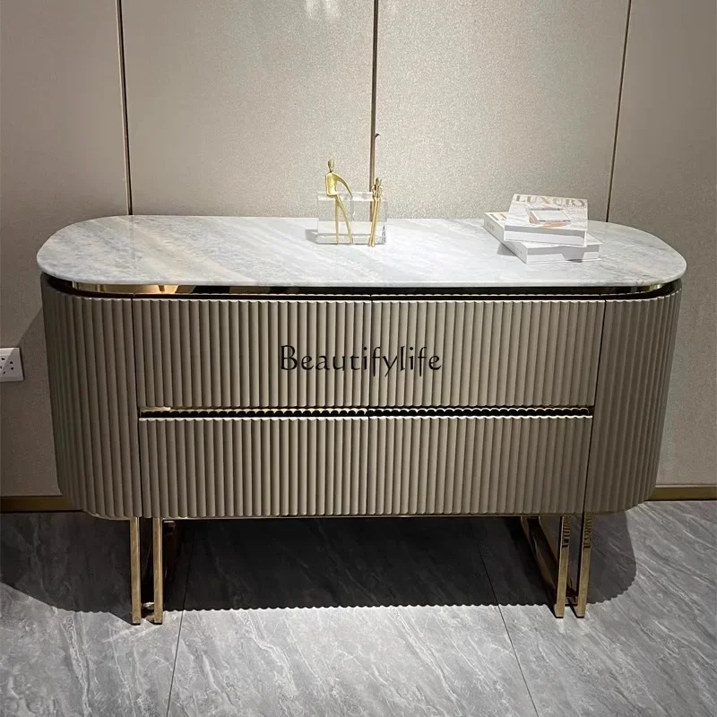 

56Итальянский светлый роскошный дверной шкаф, элитный роскошный каменный шкаф для виллы, украшение дома, шкаф