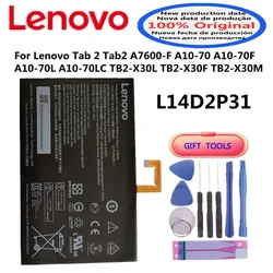 Original Battery L14D2P31 7000mAh For Lenovo Tab 2 Tab2 A7600 A10-70 A10-70F A10-70L A10-70LC TB2-X30L TB2-X30F TB2-X30M Battery