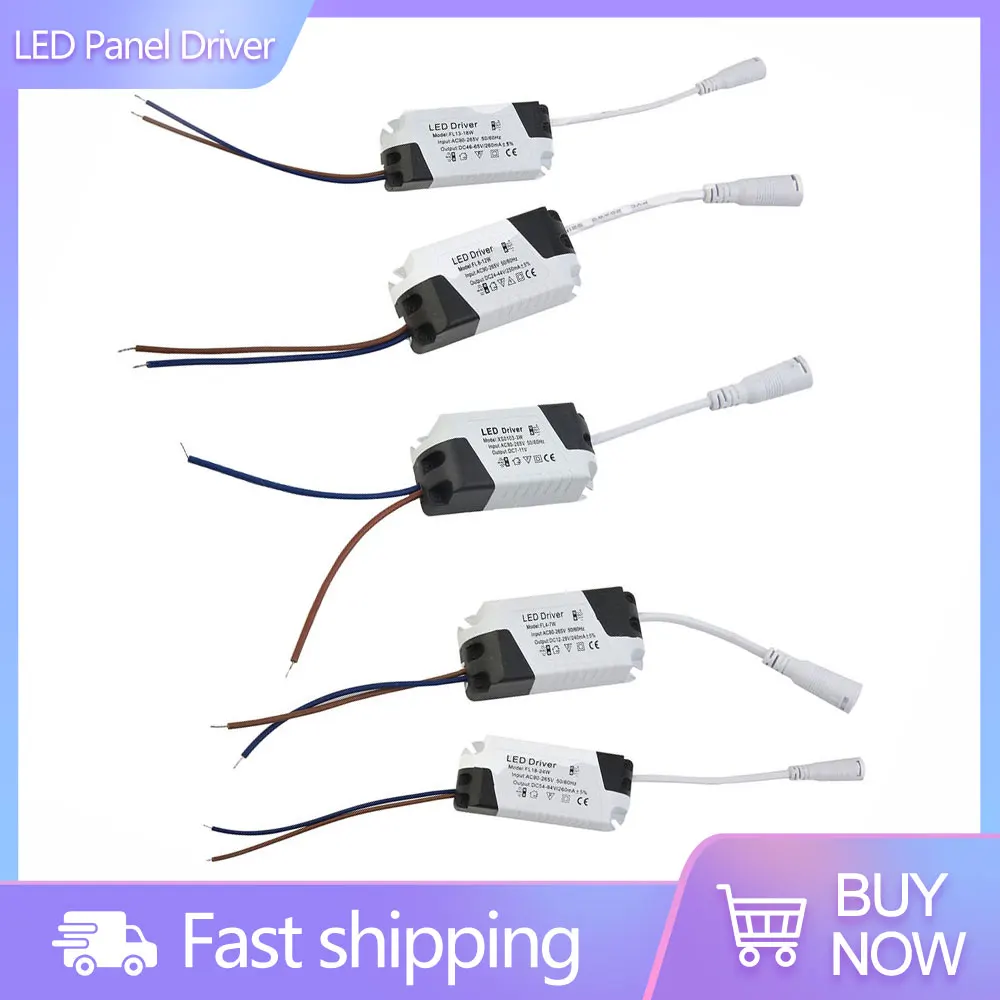 LED Panel Driver 8-18W/8-24W/1-3W/4-7W/8-12W/12-18W/18-25W For Led Lamps Strip Ceilling Lamp Lighting Transformer Lights Accesso