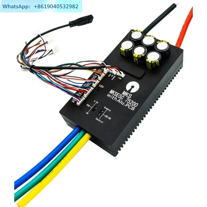 VESC75V200A V2 Benjamin Electro-adjustable Aircraft Model FOC Brushless Motor VESC 75