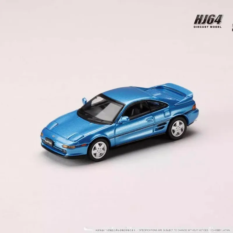 هواية اليابان 1:64 مقياس تويوتا MR2 SW20 GT-S JDM سيارة رياضية لعبة مجسمة تحصيل هدية الكريسماس الكلاسيكية اليابانية موالف سيارة