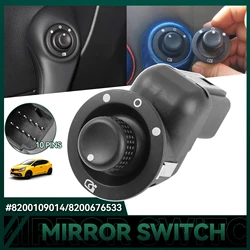 10 pins Mirror Control Switch Knob 8200676533 8200109014 109014 For Renault Clio 3 Mk3 Laguna 2 Scenic Megane 2 Kangoo 2007-2017