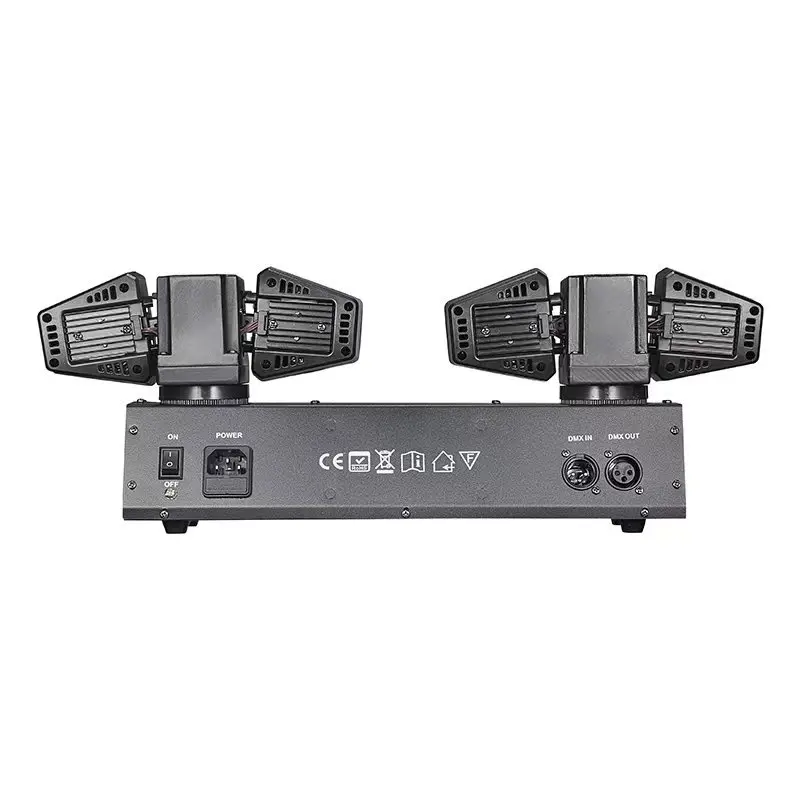 Sunart 80W Gemini LED Moving Heads With Strobe Starry Sky Stage Effect Lighting For Dj Disco Club Party Events DMX Fixture
