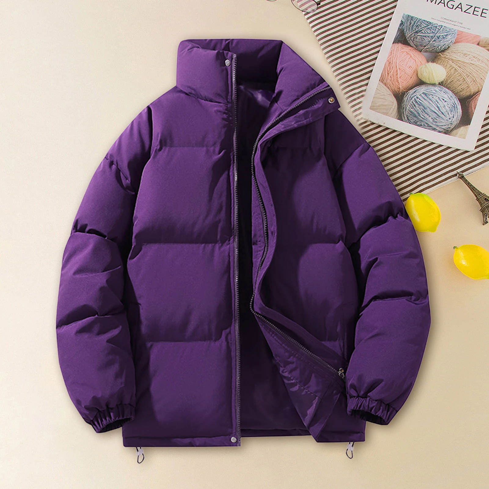 الرجال سميكة الشتاء الأسود سترات معطف دافئ غير رسمي بلون القطن مبطن معاطف موضة أبلى الرجال سترات كبيرة الحجم 2024 M-3XL #3