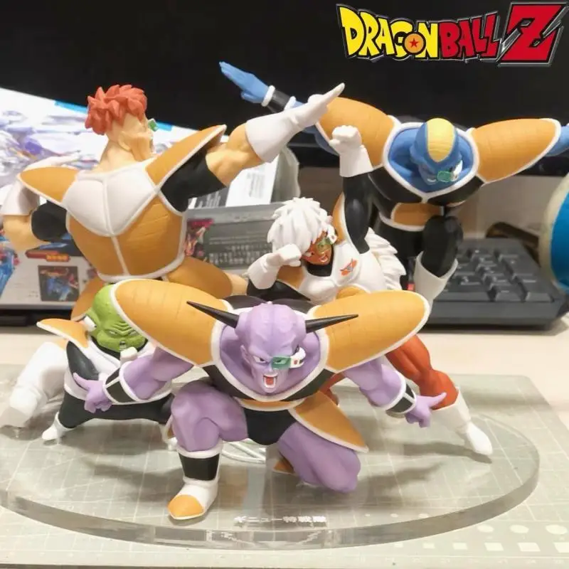 5pcs Dragon Ball Figure Ginyu Force Jeice Ginyu Guldo Recoom Burter Action Pvc Amine Collection Model Toys Birthday Gift Toys