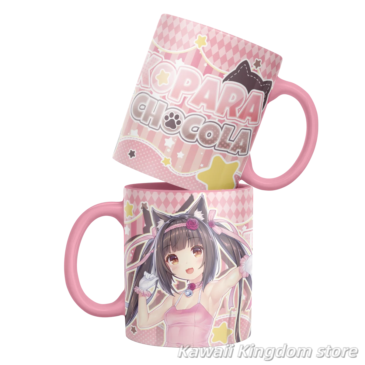 الشوكولاته الفانيليا أنيمي تأثيري الكرتون القهوة القدح كوب تأثيري كوب ماء لطيف طالب هدية 300 مللي