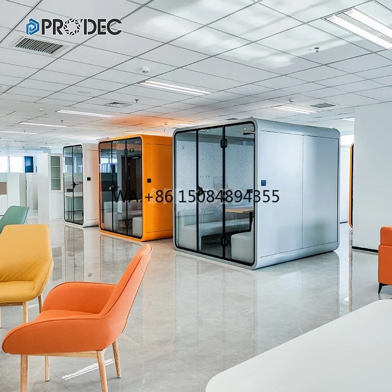 Modern Phone Booth Custom Quality Silent Meeting Pod Isol Booth Premium Office Pods