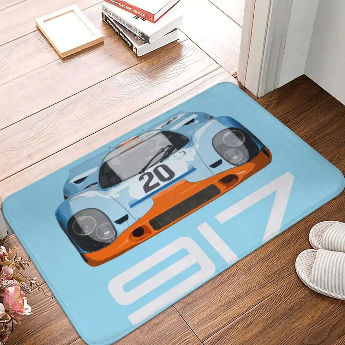 917 1971 No 20 Doormat Rug Carpet Mat Footpad Polyester Non-slip Absorbent Mat Front Room Corridor Kitchen Bedroom Balcony