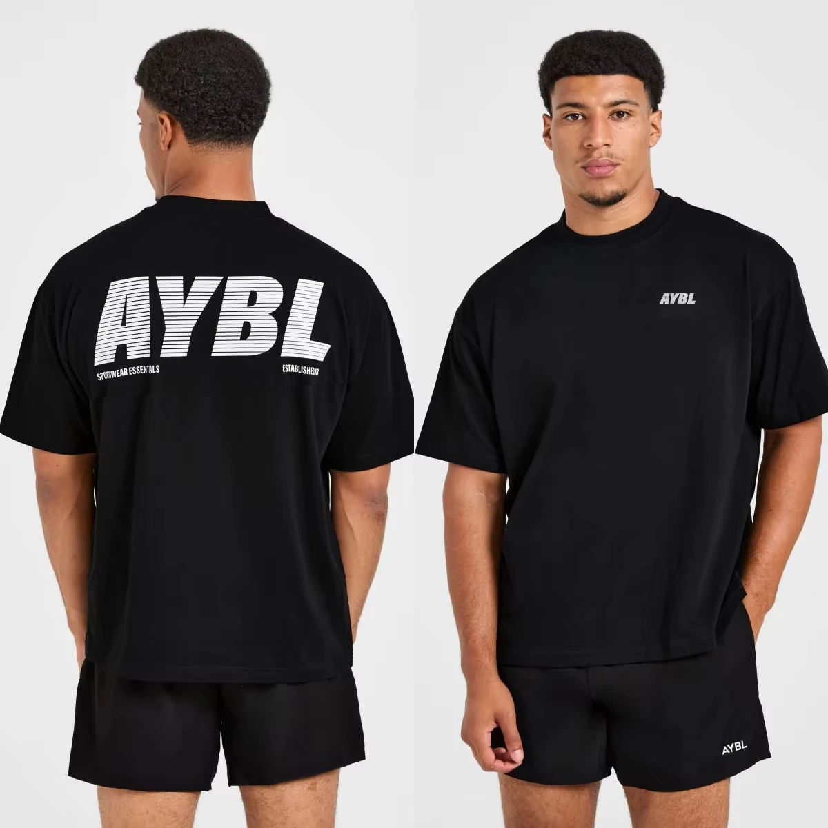 Y2k GYM Classic Logo Strength Fitness Marken-T-Shirt Baumwolle Grafik-T-Shirt für Männer und Frauen Sommer Streetwear – Detail 7