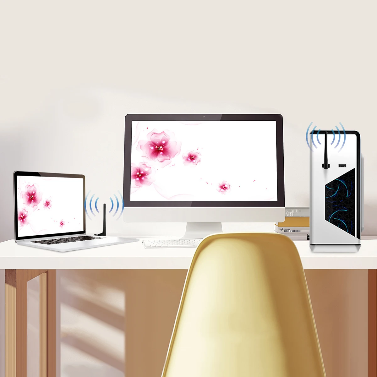 

150Mbps USB Wireless Network Card Wireless Network Card Receiver Signal Antenna Dongle Wifi Signal Receiver for PC Laptop