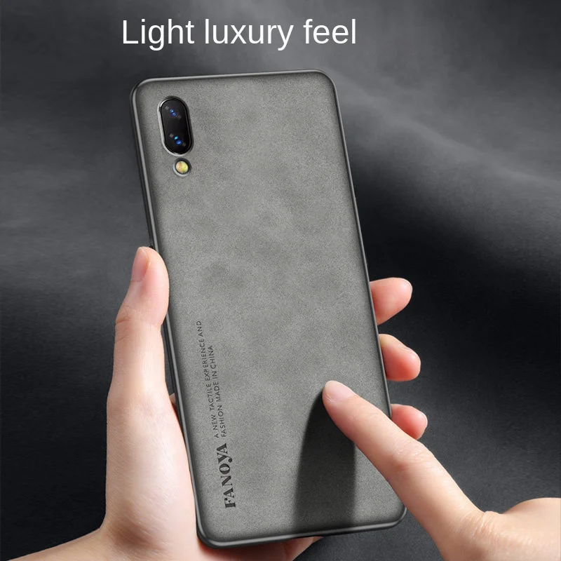 Vivo V11 VivoV11 Pro Case PU Leather Surface Hard PC Back Cover Shockproof Matte Phone Case for Vivo V11 V11Pro Cover Protector