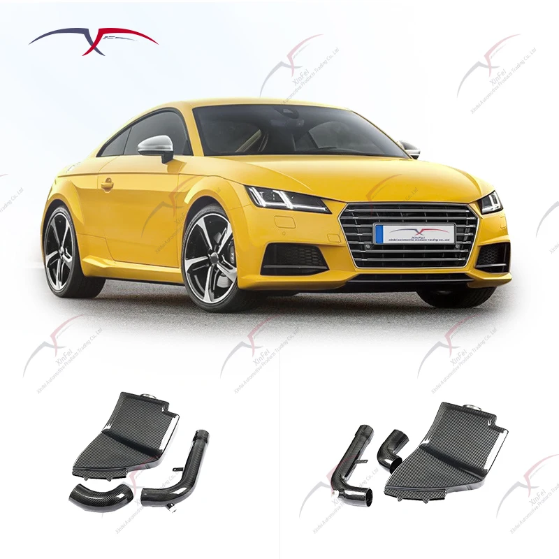 

Suitable for TT TTS EA113 Automotive Parts Carbon Fiber Cold Intake System Kit Cold Intake Filtration System