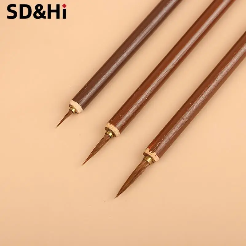 1 шт., кисть для рисования волков, 18 см