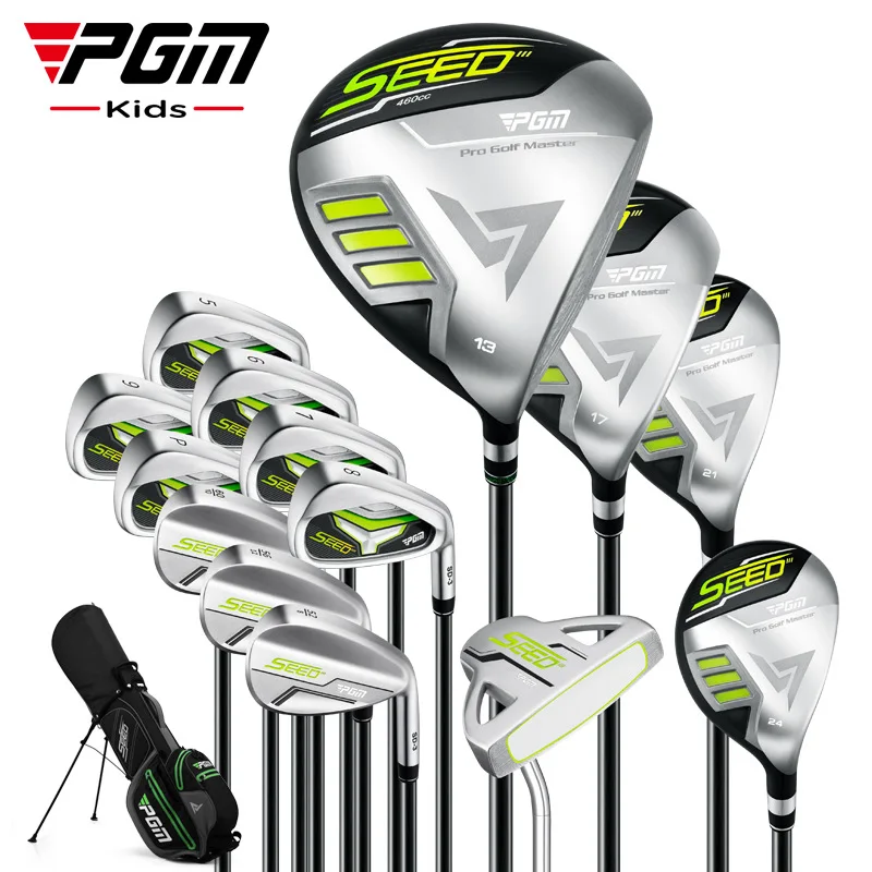 PGM Junior Professional Competition Golf Club Set High Rebound Low CG 6 Height Options Teenager CompleteTraining Golf Equipment