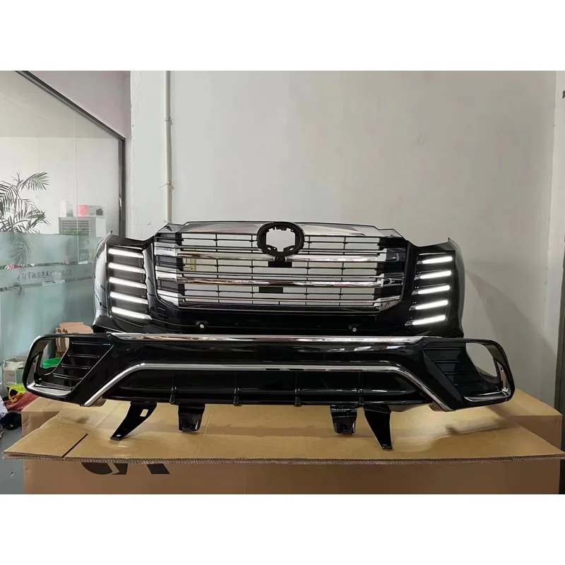 Hot Selling Sport Style Front Bumper Conversion Kit Exterior Replacement Tuning 4x4 Pickup Off-Road for Hilux & Highlander 2022 5