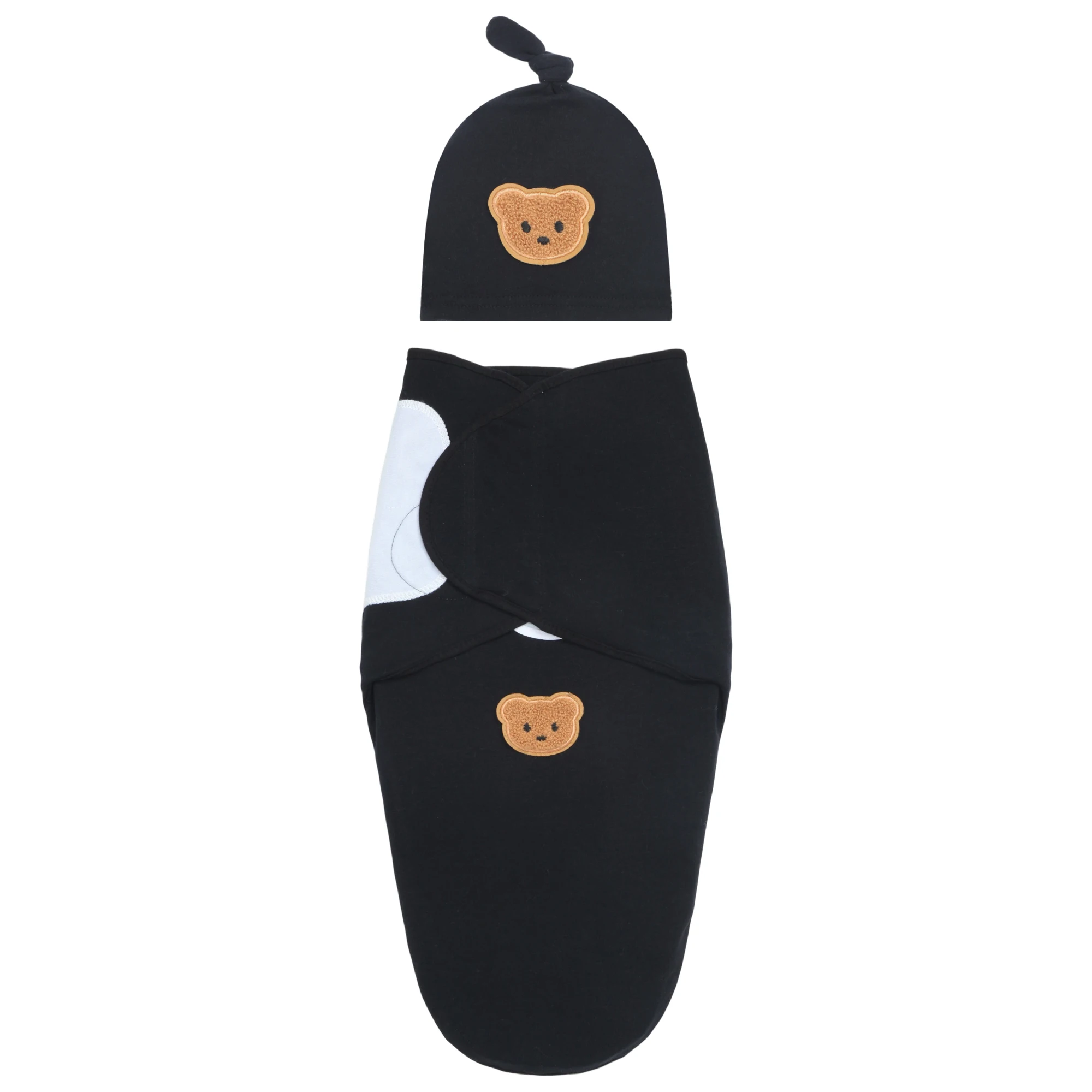 

Baby Swaddle Sleep Sacks - Infant 0-3 Months, Baby Unisex, Soft & Snug Swaddles for Newborns, Nursery Swaddling Blankets(Black)