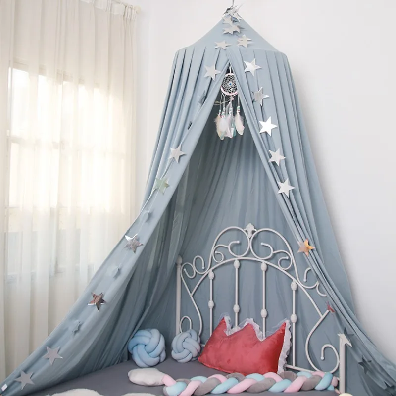 Kids Mosquito Net Baby Crib Curtain Hanging Tent Bed Decor Girl Princess Hanging Bed Canopy Living Corner Play Reading NookDecor