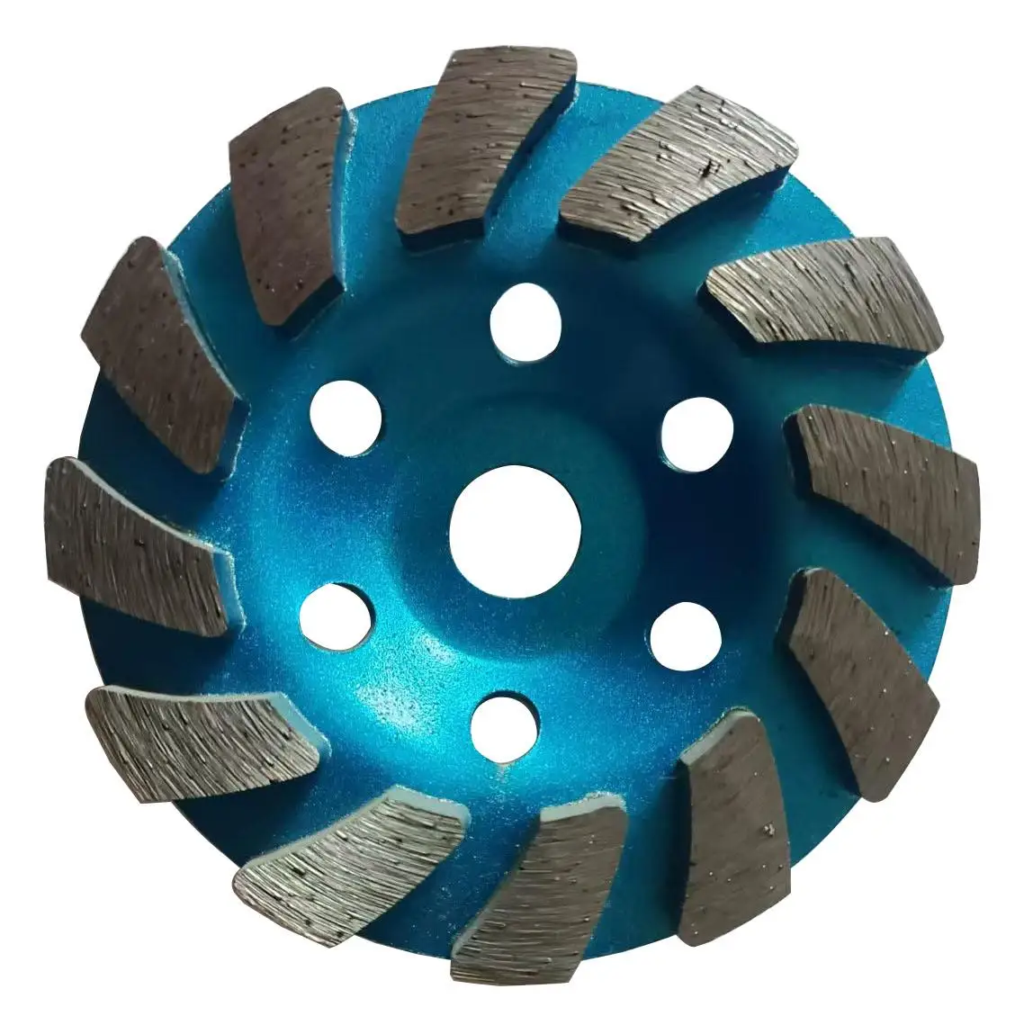 180 Mm High Quality Arrow Tooth Bowl Grinding Piece Diamond Grinding Disc For Concrete Floor Grinding Polishing