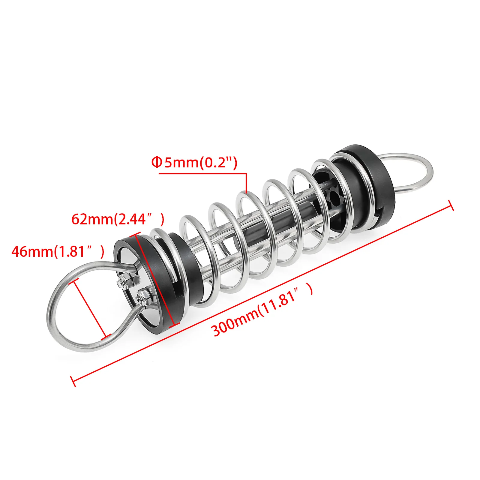 Rvs Marine Springs Marine Hardware Mooring Lente Dock Mooring Springs Schokabsorberende Boot Mooring Springs 5/6/9/11