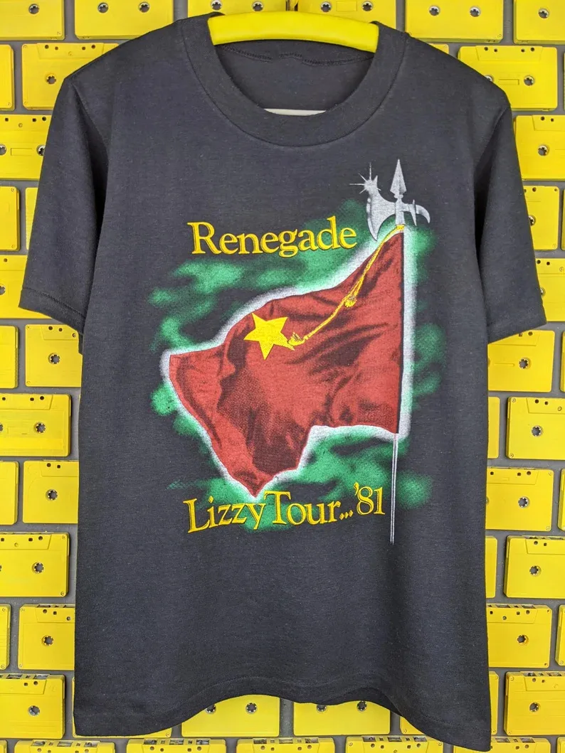 1981 Thin Lizzy Renegade Tour Unisex T-shirt Cotton All Size S-234XL ZL101