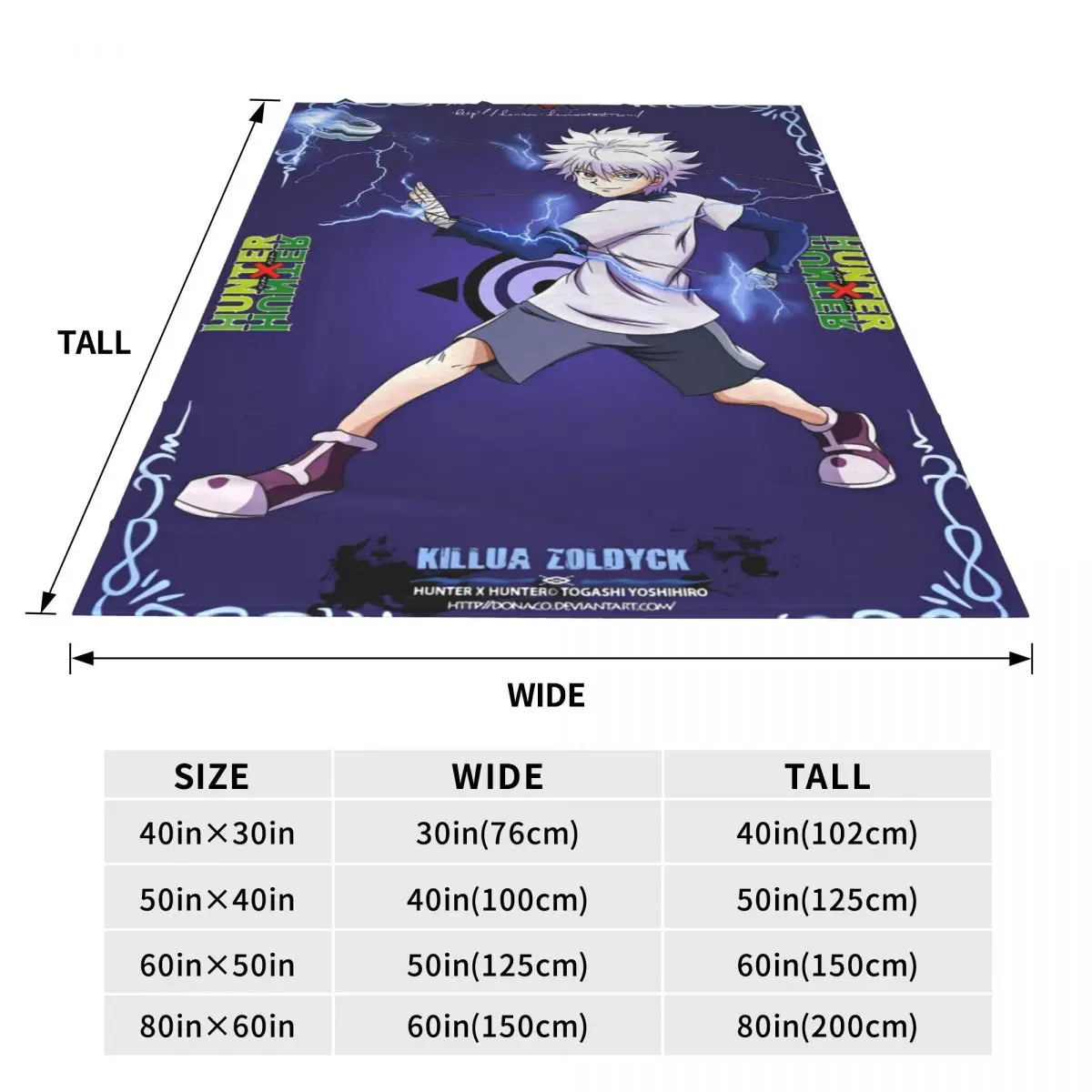 HxH Anime HunterxHunter Cartoon Blanket Quality Warm Manga Throw Blanket Autumn Camping Couch Chair Sofa Bed Fashion Bedspread