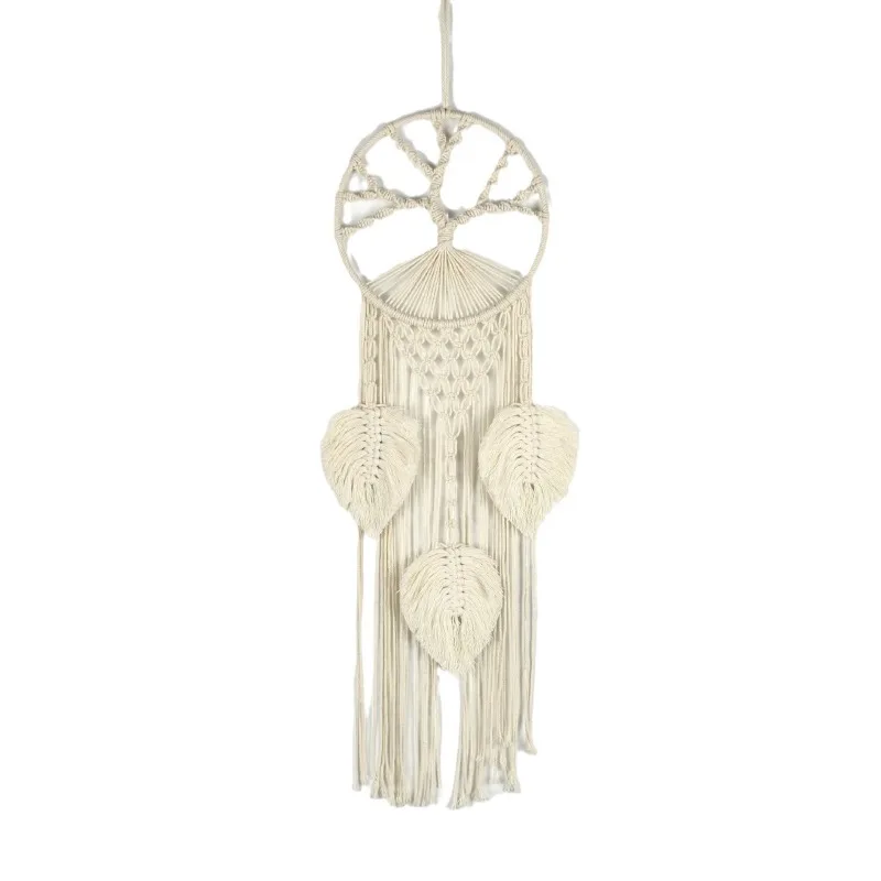 1pcs Bohemian Tree of Life Dreamcatcher Cotton Wall Hanging with Tassels for Home Decor Background