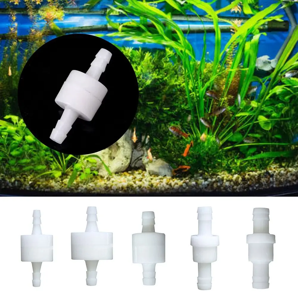 4/6/8/10/12mm One-Way Fluids Check Valve Prevent Water Backflow Plastic Aquarium Check Valve One Way Non Return Valve