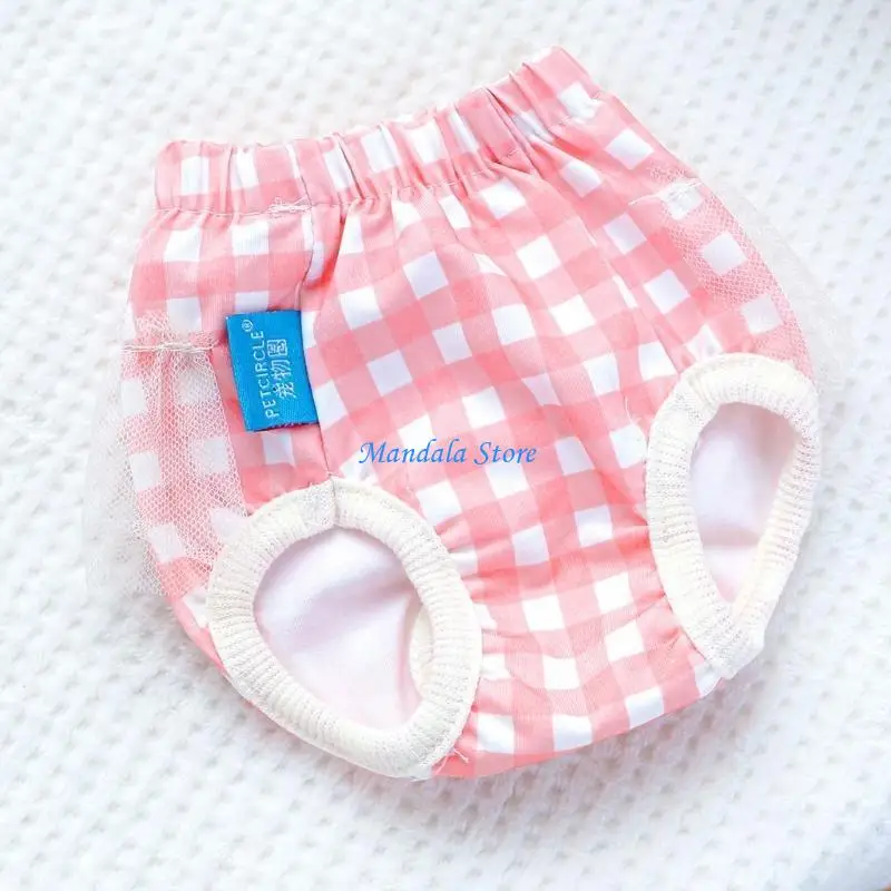 Afbeelding 4: U2JC Vrouwelijke Hond Sanitair Slipje Luier Pantie Puppies Herbruikbare Luiers Periode Shorts