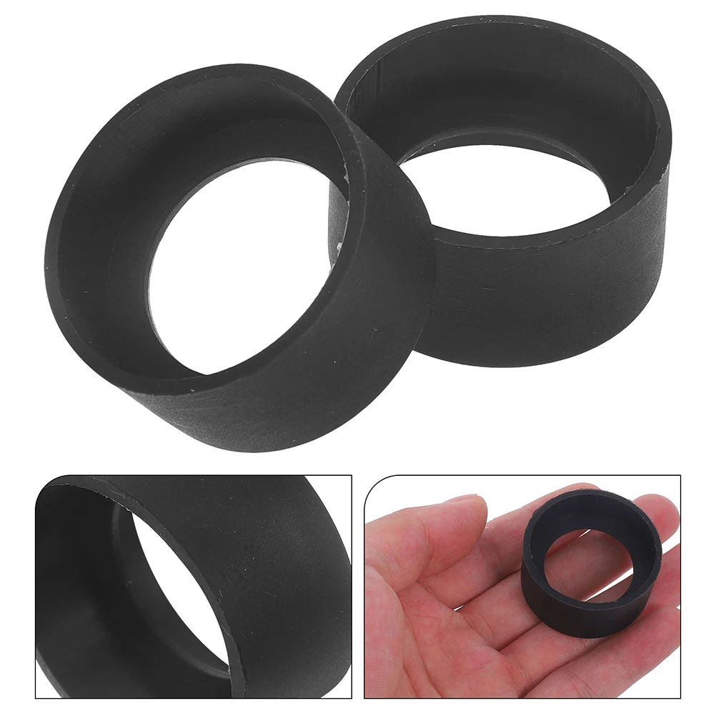 2pcs Microscope Eye Cups 36-38mm Rubber Eyepiece Cover Foldable Large Angle Goggles Guard Teaching Accessories