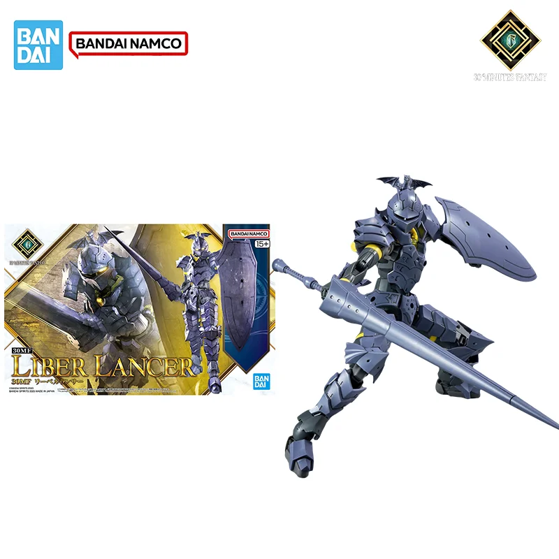 

Bandai Original Genuine Figure 30 Minutes Fantasy Model Kit 30MF Liber Lancer Collection Action Figure Model for Boys Toys Gifts