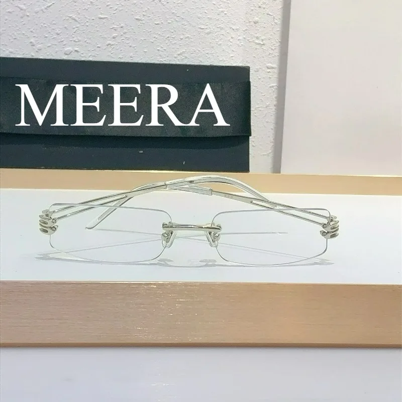 

2025 Korea Fashion Rimless Jennie GM Eye Glasses Frames Women Men Spectacle Optical Eyeglasses Frames Anti blue light GM eyewear