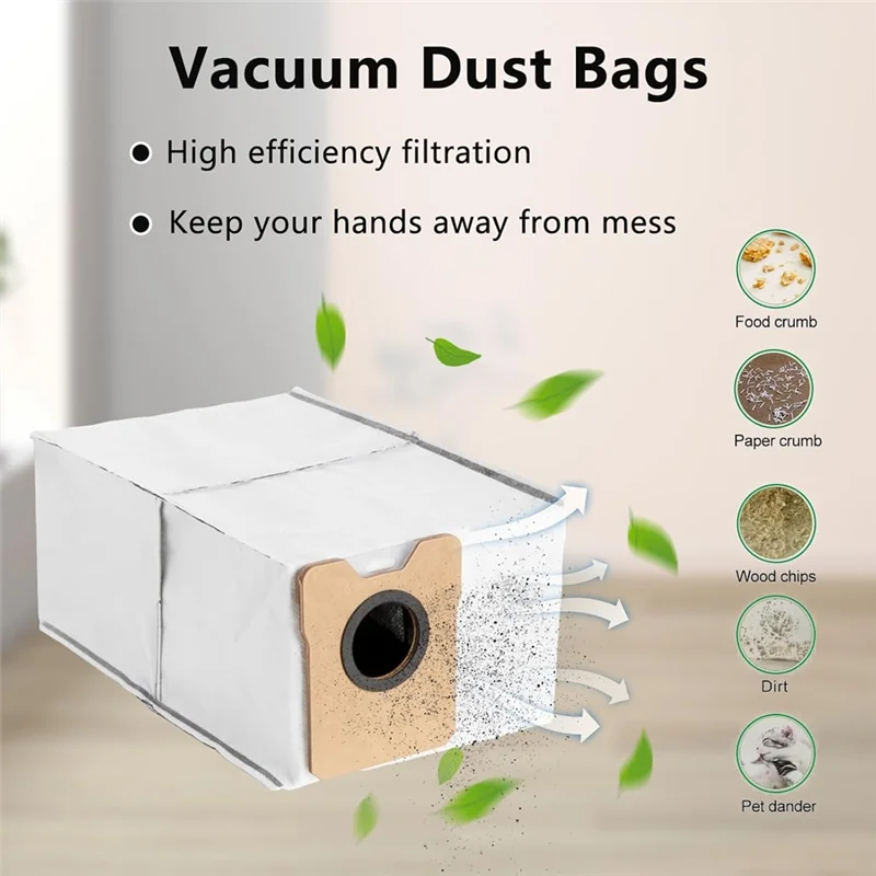 

B89B-42PCS For EUFY Omini C20 Vacuum Sweeping Robotic Acessories Main Side Brush HEPA Filter Mop Pads Dust Bags
