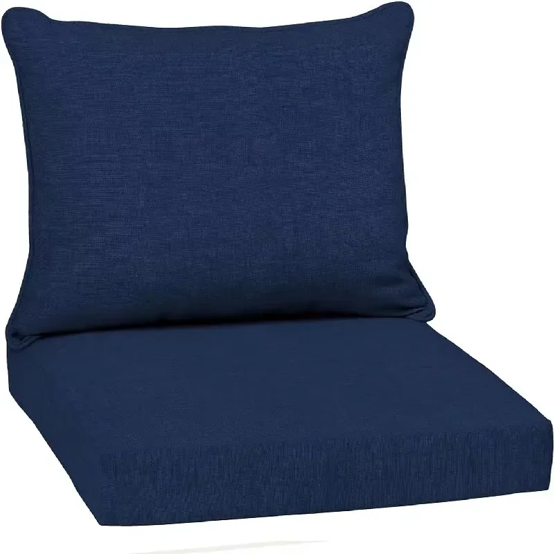High End Customizable Solid Color Outdoor Single Sunscreen Waterproof Removable Washable Sofa Seat Back Cushion