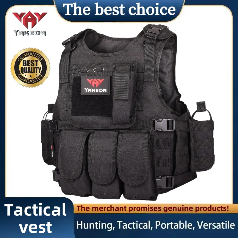 

Многофункциональный износостойкий тактический жилет YAKEDA для тренировок на открытом воздухе, защитная одежда, снаряжение для активного отдыха.
