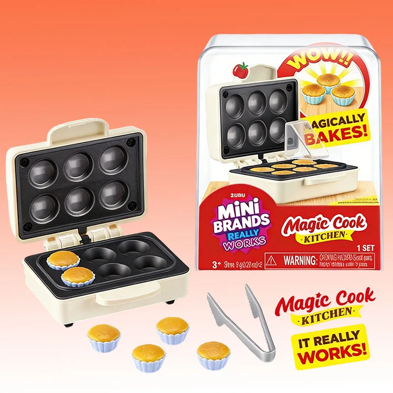 ZURU Mini Brands Magic Cook Kitchen Series Mini Home Appliance Blind Box Miniature Simulation Kitchenware Set DIY Toys view 3