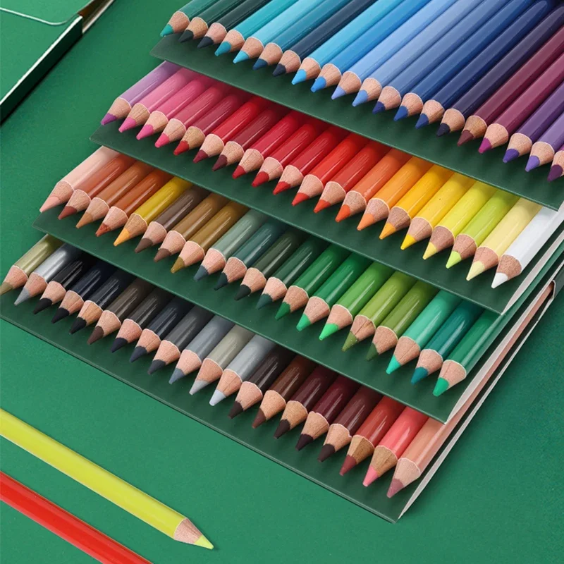 54/80pcs Master Level Professional Colored Pencils Set Drawing Blending Shading Coloring Pencils Gift for Artists Kids Adults