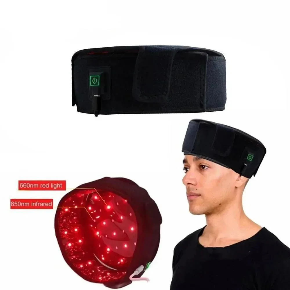 

Red Light Hair Massager, 660nm and 880nm Near-infrared Red