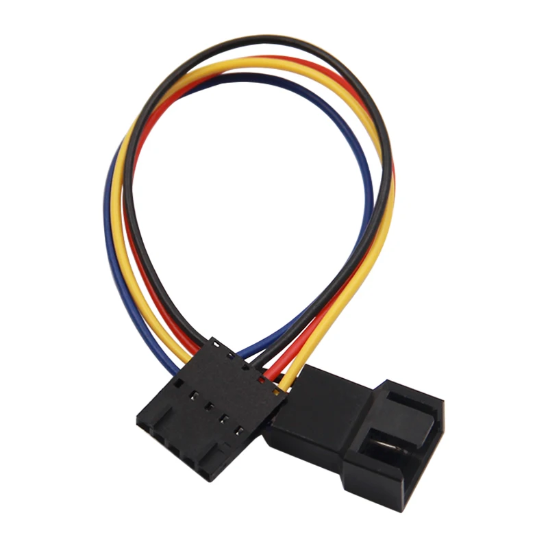 5Pin to 4Pin Fan Connector Adapter Extension Cable Wire Computer PWM Cooling CPU Case Fan for Dell styles 5 pin Latch styles PC