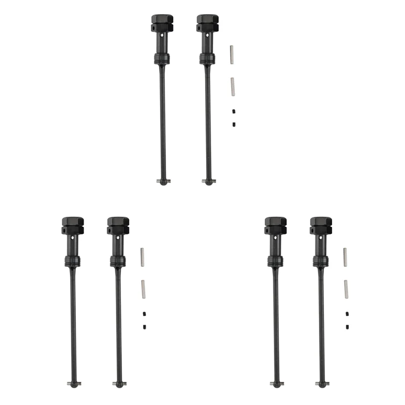 

Комплект приводных валов DELAM-6PCS CVD EA1061 для радиоуправляемых моделей JLB Racing CHEETAH 11101 21101 J3 SPEED 1/10, запчасти и аксессуары